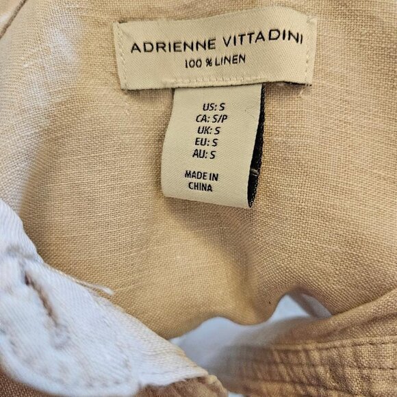 Adrienne Vittadini -Women`s Button down Sleeveless Summer Dress SM - Picture 5 of 6